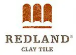 A logo of redland clay tile