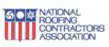 A logo of the national roofing contractors association.