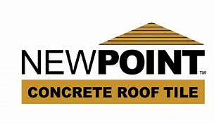 A new point concrete roof tile logo