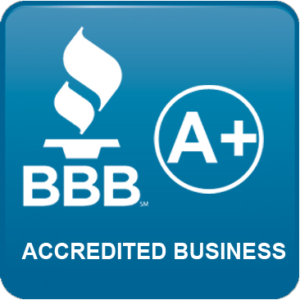 A bbb accredited business seal.