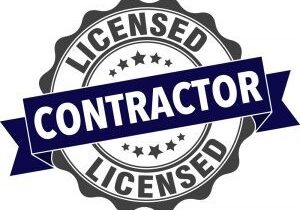 A seal that says licensed contractor